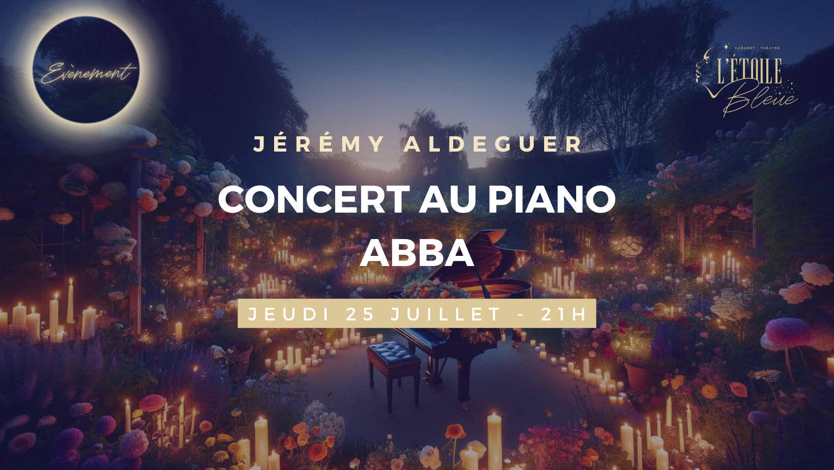Concert au piano Abba Marseille Cabaret-Théâtre L'étoile bleue